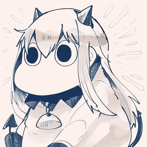 Illustration of Muppo, kantai collection in the style of Itomugi-kun