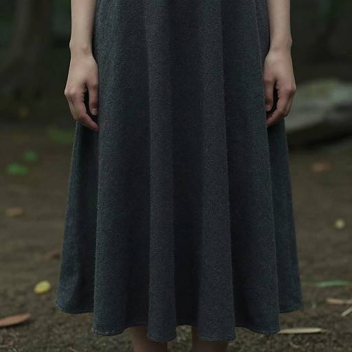 Cinematic Fantasy with Dark Grey Skirt