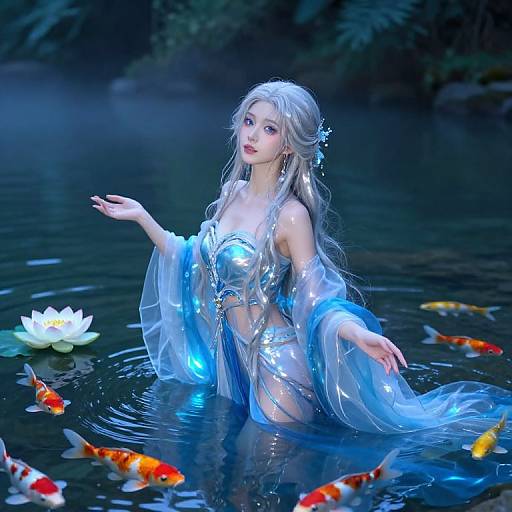 Graceful Twilight Water Nymph