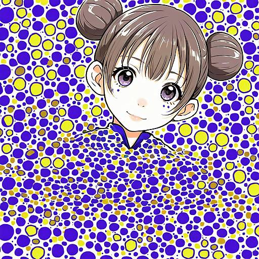Illustration of Munakata atsumi, idolmaster in the style of Boshi (a-ieba)