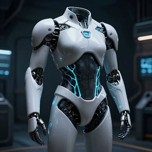 Organic Robotic Sci-Fi Suit Design