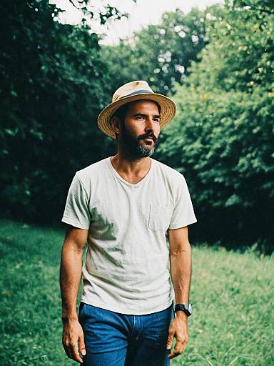 Relaxed Summer Casual Man - Cinematic Editorial