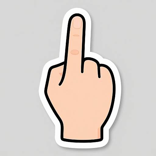 Inside Out Hand Gesture Illustration