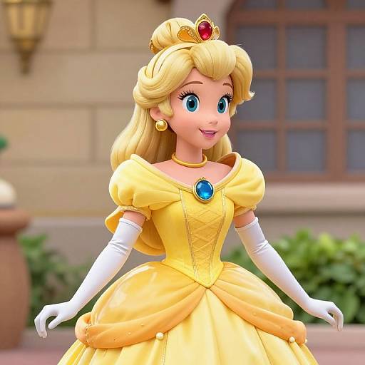 Princess Daisy in Yellow Dress