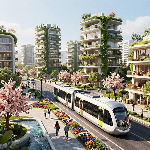 Green Utopian City of the Future