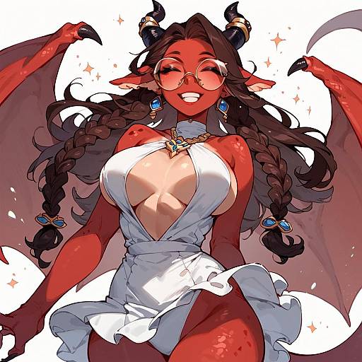 Happy Kobold Dancing in Ballroom