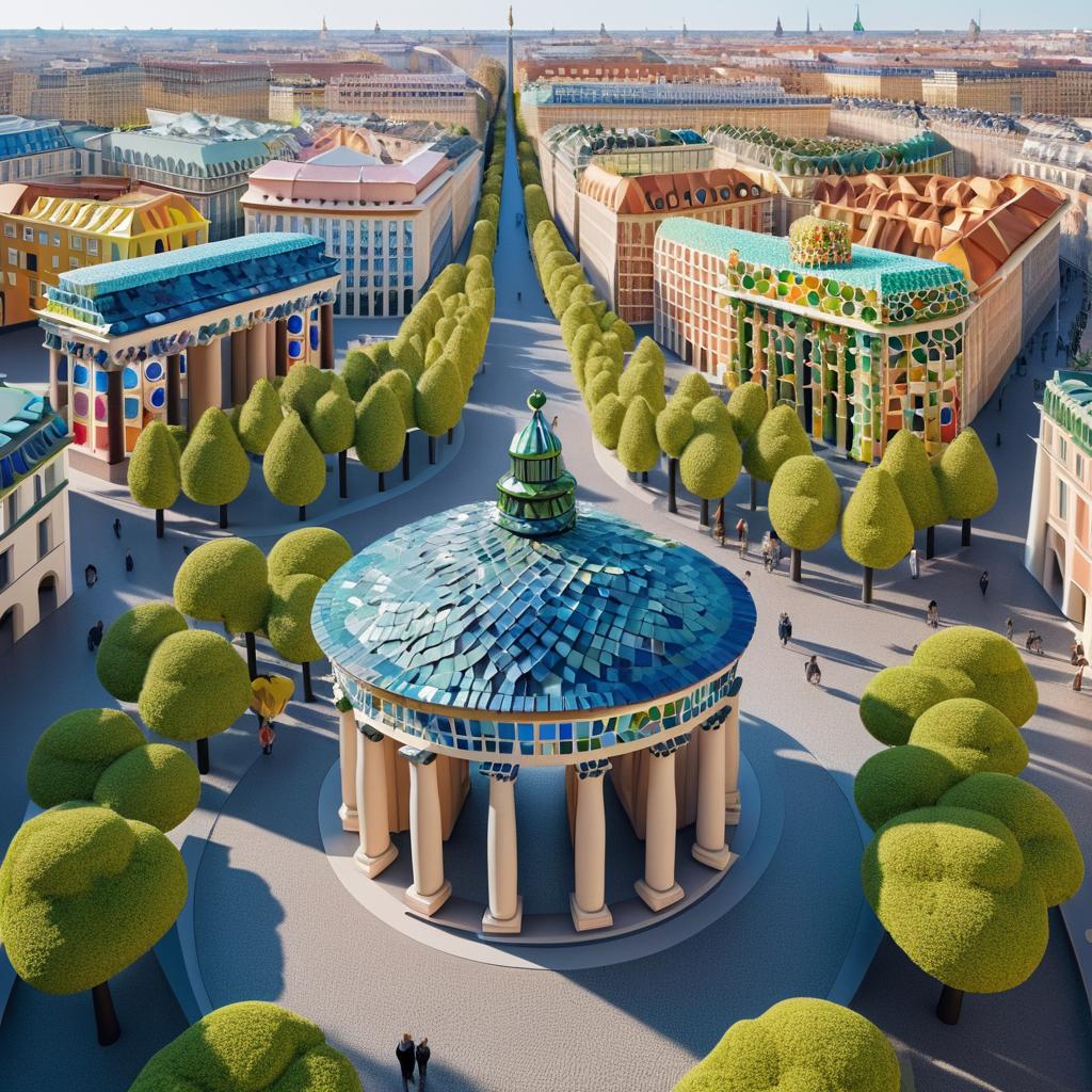 Gaudí-Inspired Brandenburg Gate in Berlin