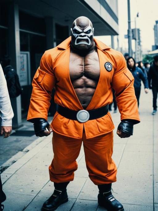Realistic Man in Abobo Cosplay Costume