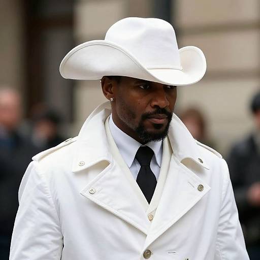 Close-Up of White Pirate Coat