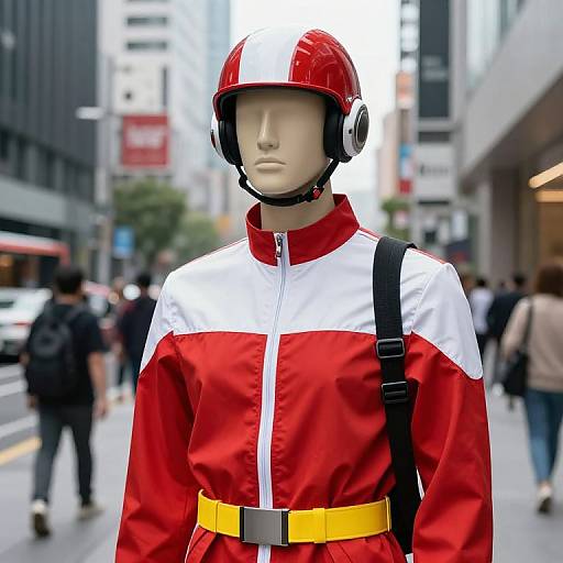 Futuristic Mannequin in Urban Fashion