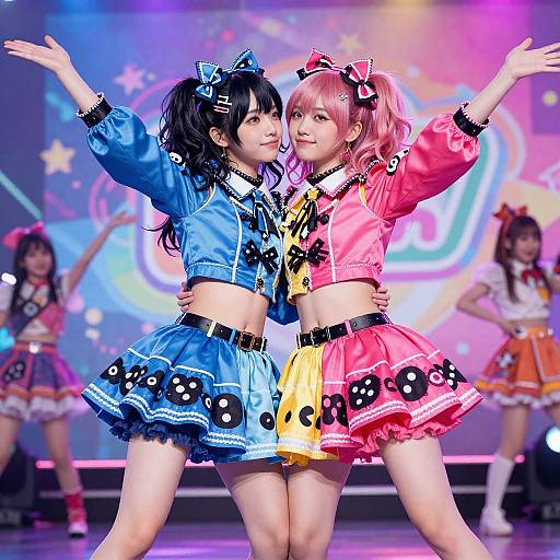 Conjoined Idol Twins in Dynamic Dance