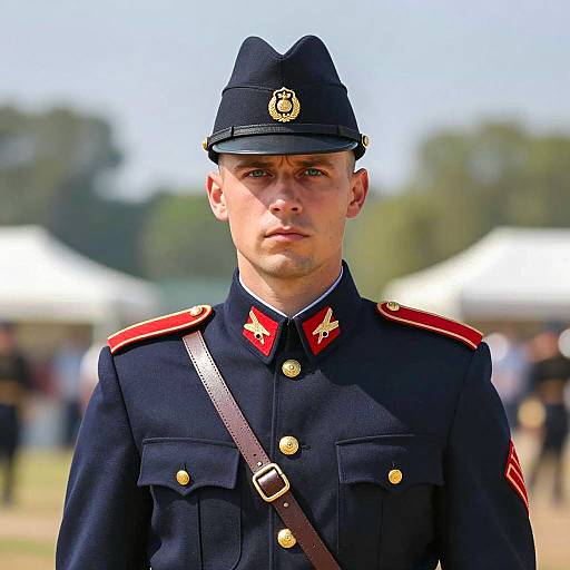 Realistic Union Soldier Costume Portrait