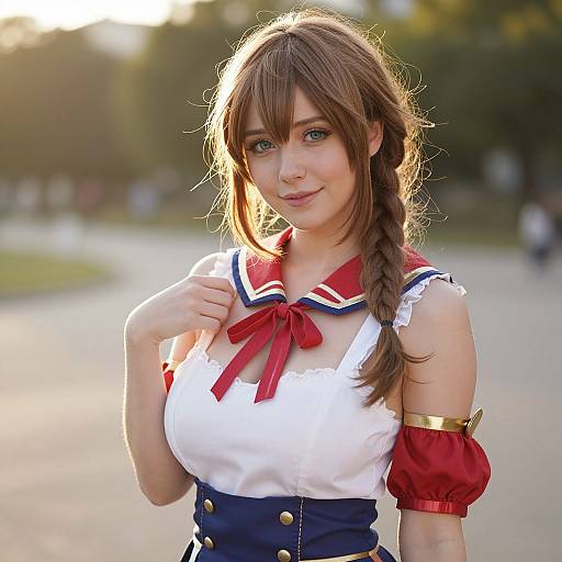 Realistic Sexy Akiko Yosano Cosplay