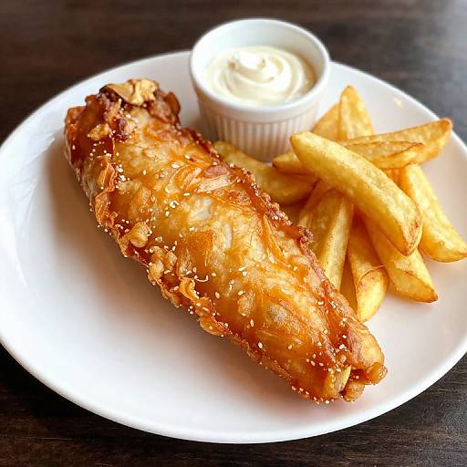 Healthy Skinny Fish and Chips Dinner