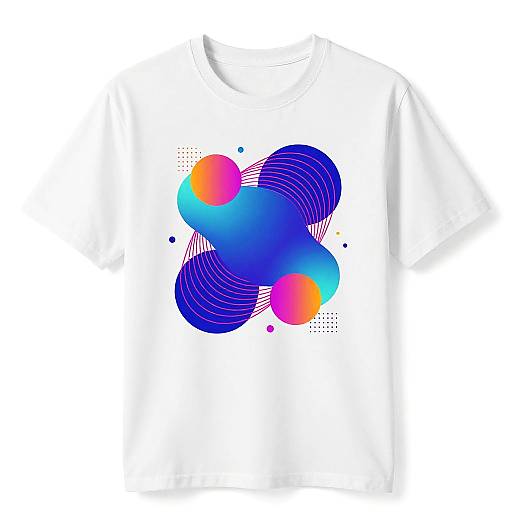 AI-Generated Abstract Geometric T-Shirts