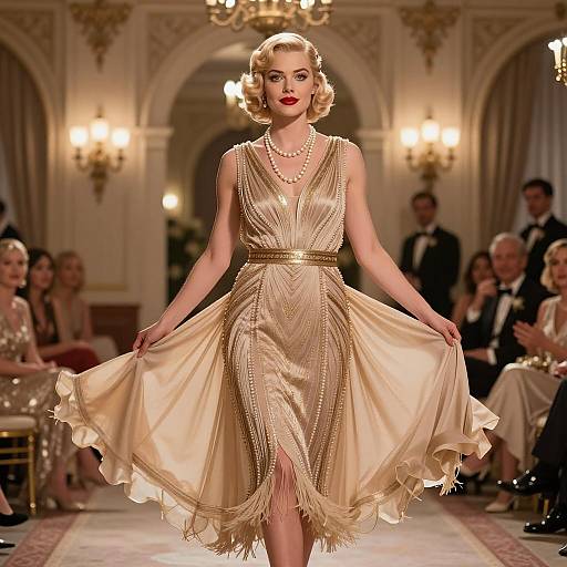 Gatsby Themed Party with Elegant Flapper