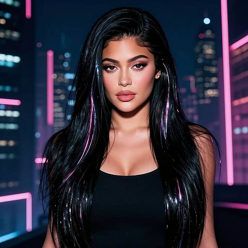Kylie Jenner Cyberpunk Transformation