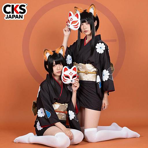 Stunning Japanese Cosplay with Fox Elements
