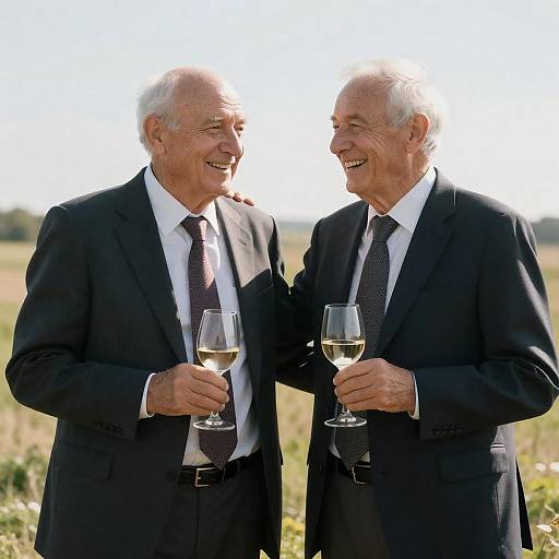 Joyful Companionship in the Sunlit Field