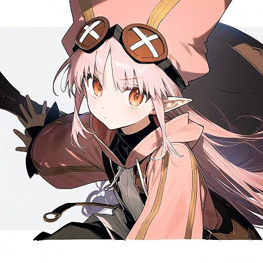 Illustration of Habetrot (fate), fate (series) in the style of Minakata sunao