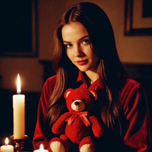 Romantic Character in Velvet Teddy