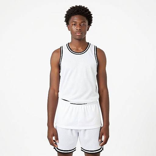 Portrait of Young Black Basketball Player