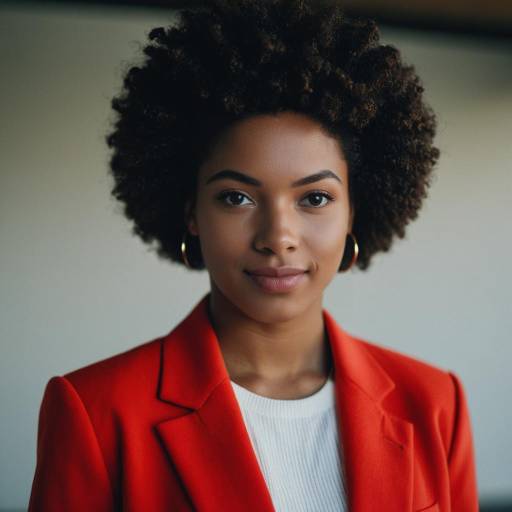 Cinematic Portrait of a Hopeful Woman