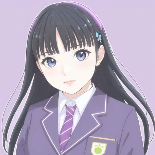 Illustration of Aihara mei, citrus (saburouta) in the style of Avogado6