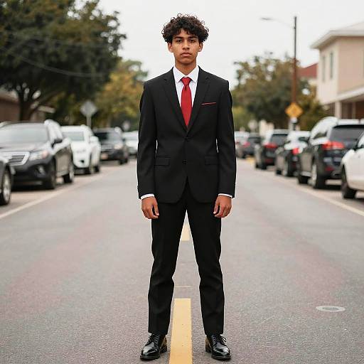 Male Homecoming Suit Outfit