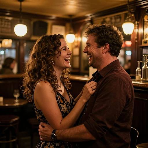 Cozy London Pub Romance Evening