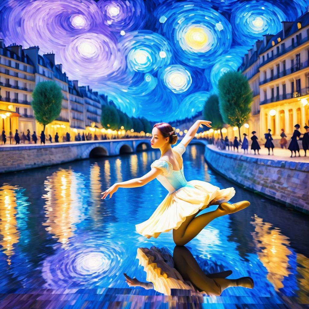 Kawaii Contortionist: Van Gogh's Paris