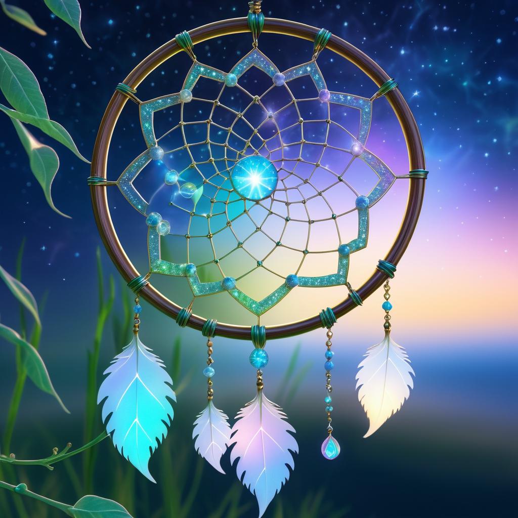 Ethereal Dreamcatcher in Morning Light