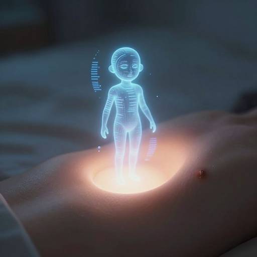 Glowing Armpit AI Hologram Fusion