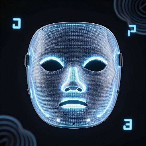 LED Facial Expression Changer Mask