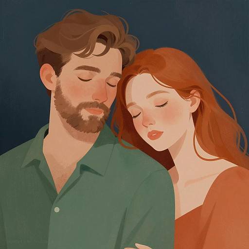 Intimate Digital Portrait of a Couple