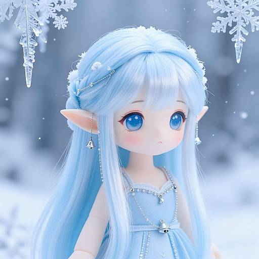 Magical Winter Elf Hairstyles