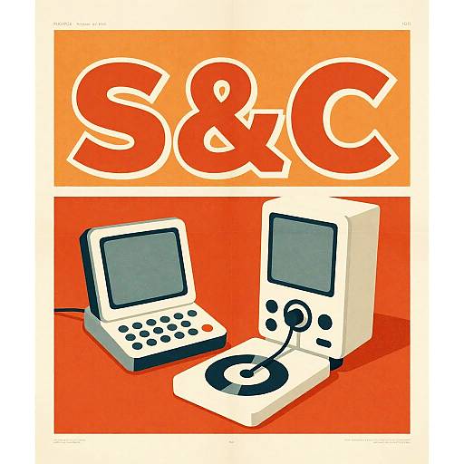 Vintage Retro Tech Ad Poster