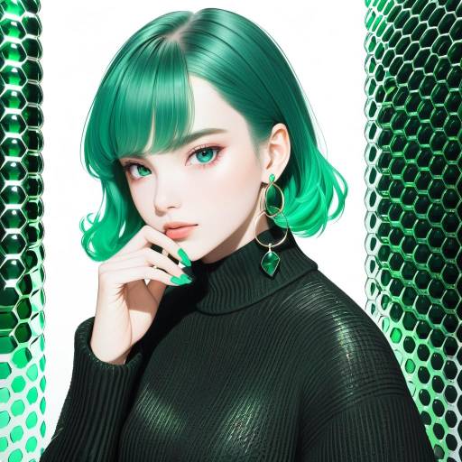Elegant Solo Portrait of a Stylish Woman