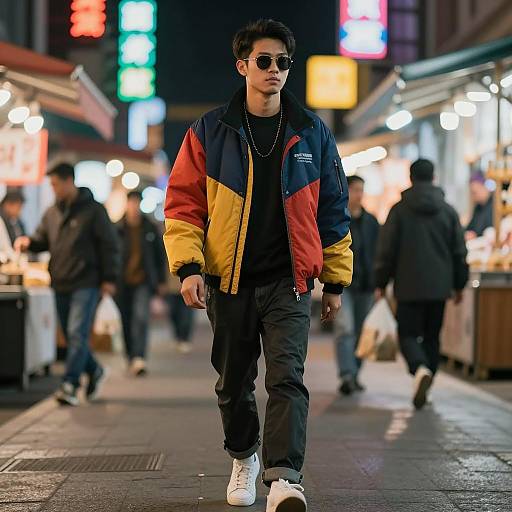 Modern Fashion in a Vibrant Market