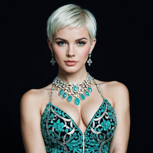 Enchanting Girl with Porcelain Complexion