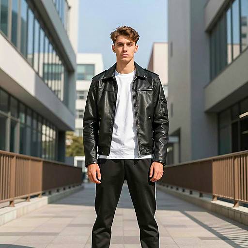 Urban Fashion: Young Man in Tracksuit