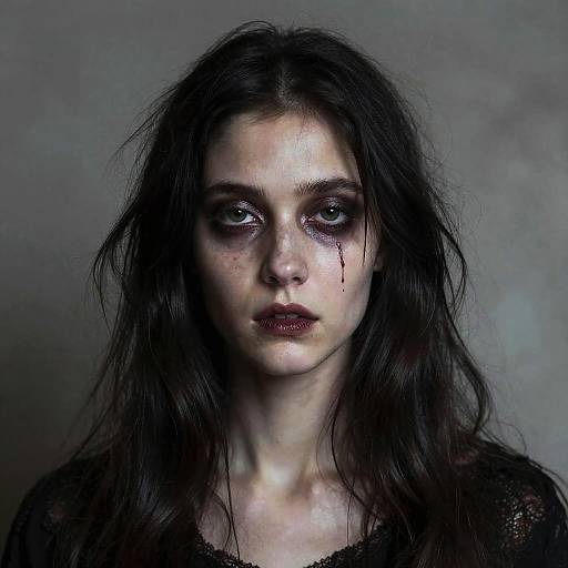 Dreadful Banshee Realistic Portrait in Redon