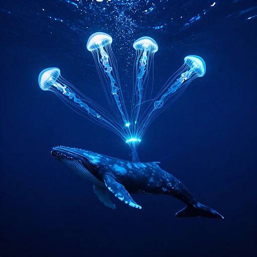 Bioluminescent Whale Symphony