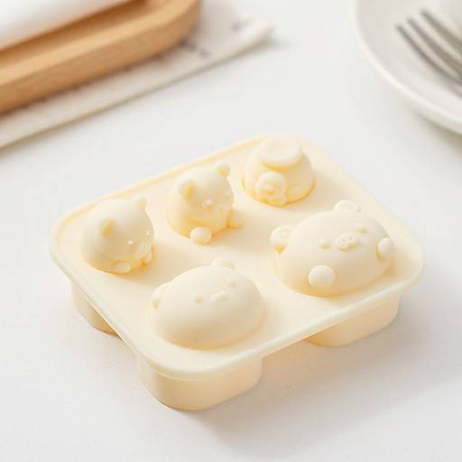 Cute Mini Lock Silicone Soap Mold