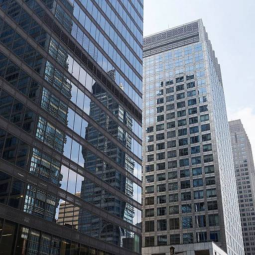 Abstract Skyscraper Reflections