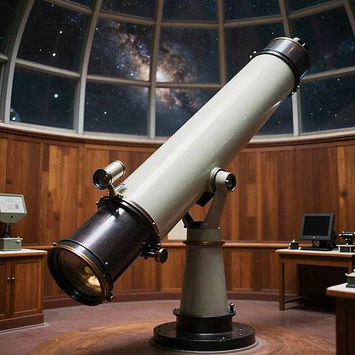 Tonantzintla 618 Observatory Interior Scene