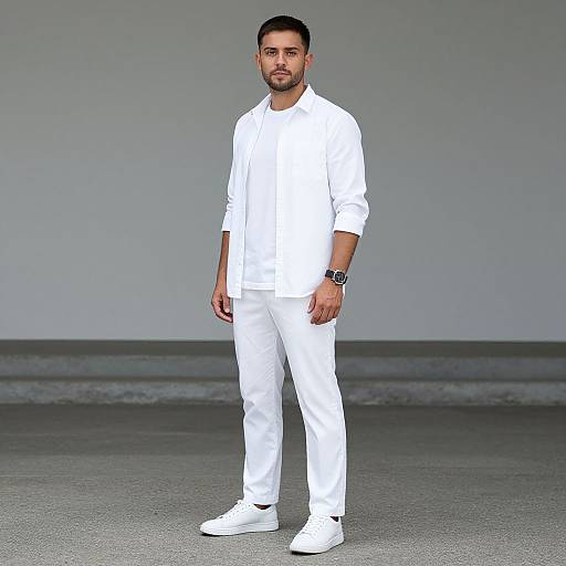 Realistic Male Athleisure Outfit