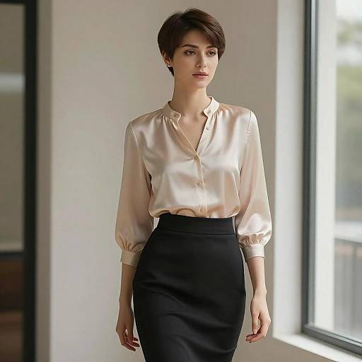 Elegant Box Fade Fashion Editorial