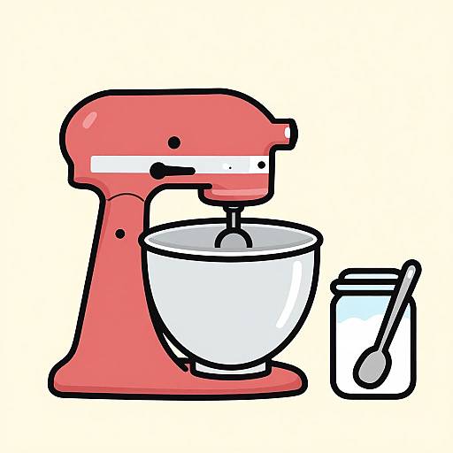 Cute Naive Patchwork Kitchen Mixer