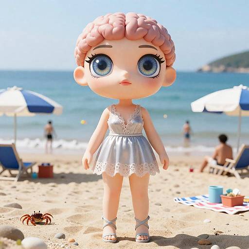 Cyber Mindful Beach Goddess LED Braid